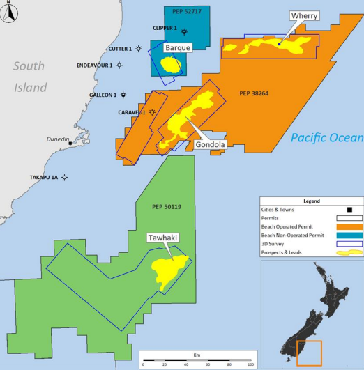 Beach joins OMV in Great South Basin venture