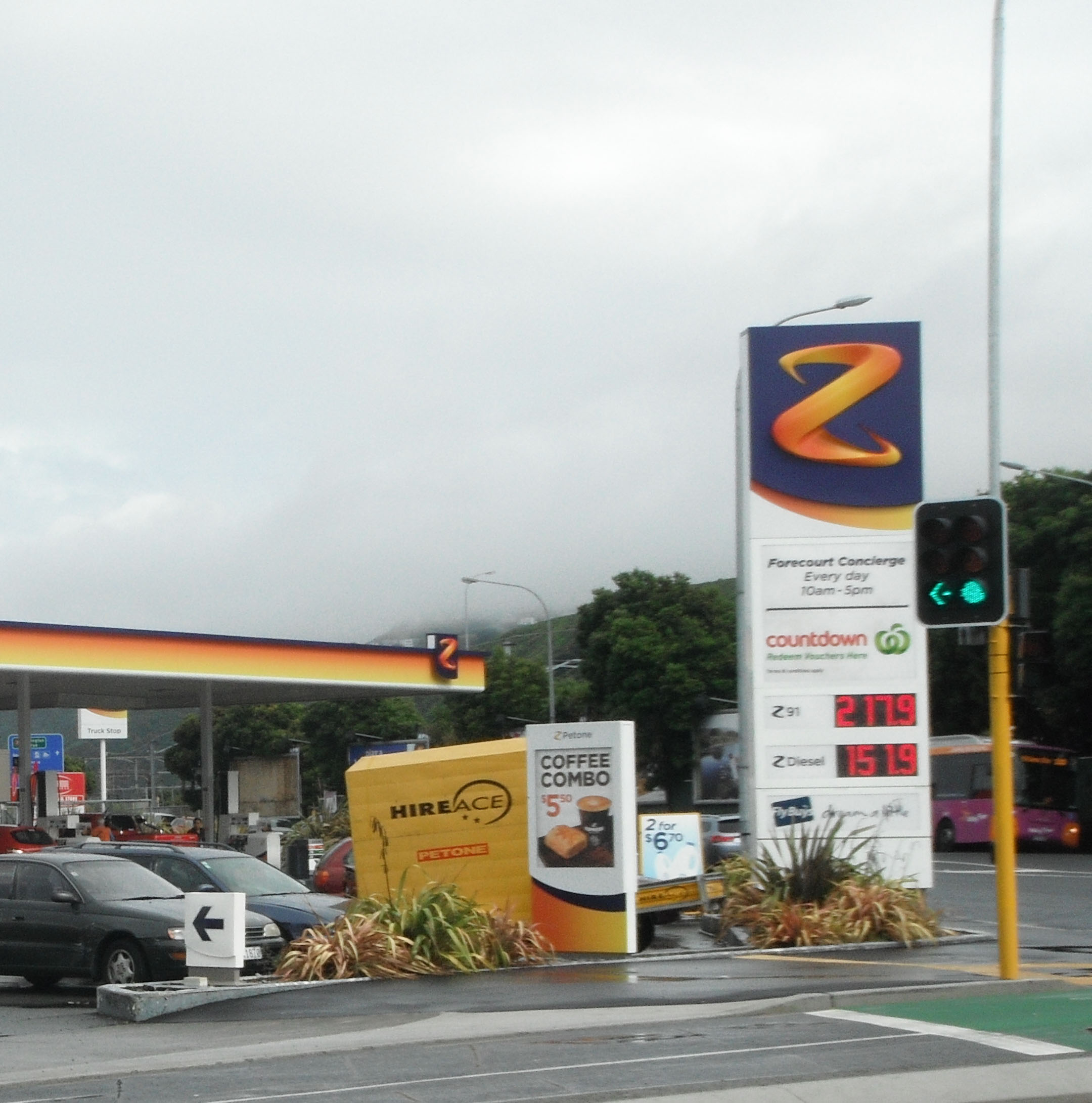 Z Energy says slowing economy hurting sector